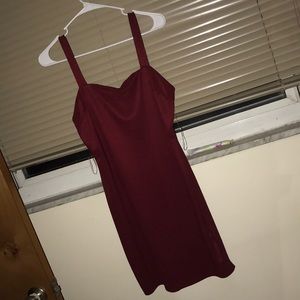 Burgundy Dress